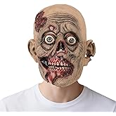 Zombie Mask Scary Walking Dead Ghost Full Head Mask Horror Demon Vampire Bloody Halloween Cosplay Costume Props