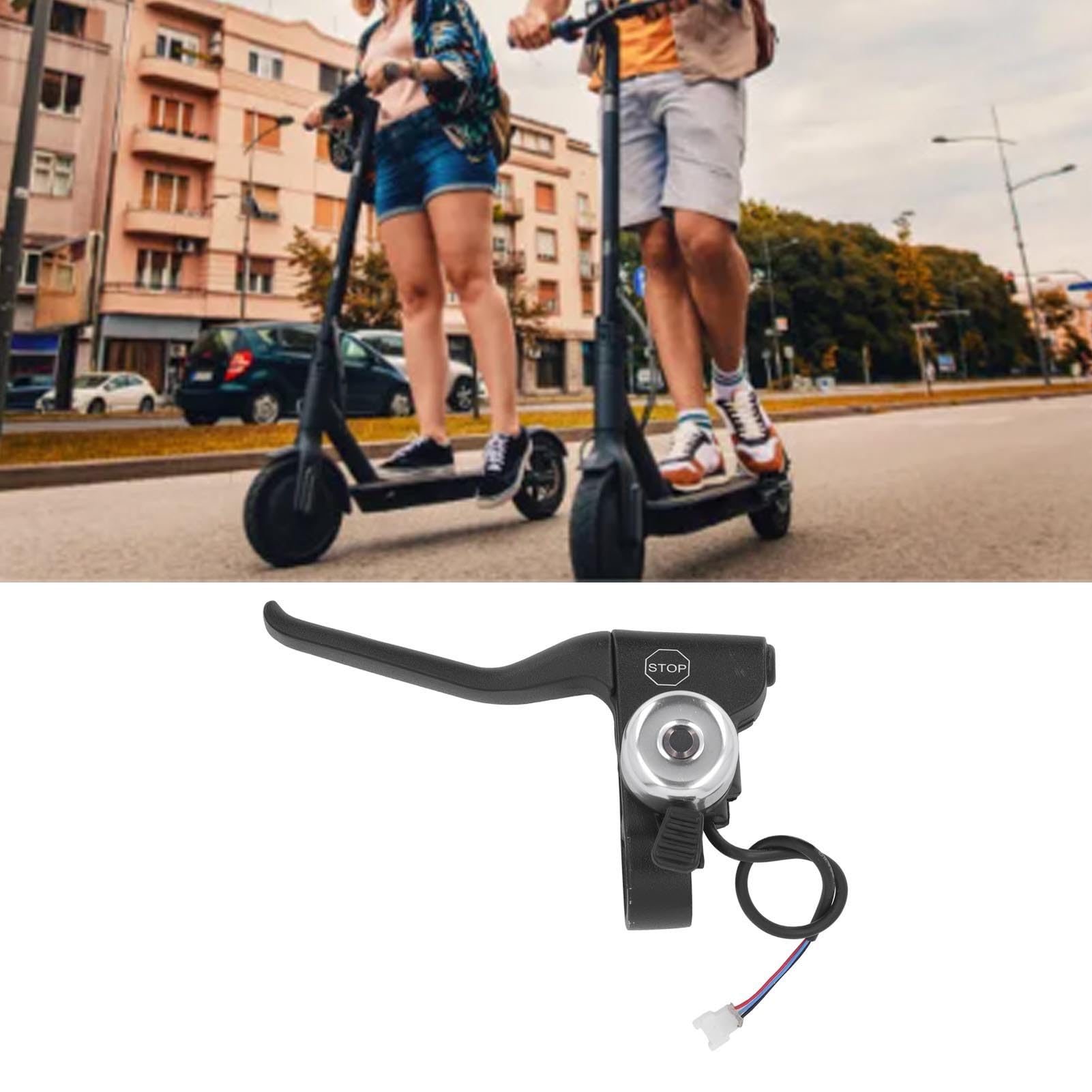 Fockety Brake Lever, Scooter Brake Handle Brake Lever with Compatible for GOTRAX Electric Scooters, Left Brake Lever Handbrake Electric Scooter Brake Lever Accessories for GOTRAX