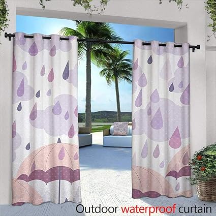 Amazon Com Tim1beve Sliding Door Curtain Autunm Abstract Double