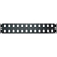 CableWholesale 2U Rackmount Keystone Rack Panel, 24 Port Blank Keystone Patch Panel, 19 Inch, 2 Unit