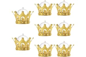SHIDOW Candy Dish Set with Gold Crown Design – Decorative Candy Jars for Office Desk, Wedding, Party – Cute Holders, Containe