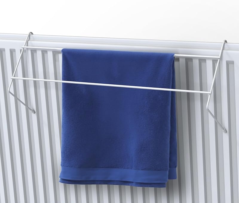 Vivo Technologies 1x3 Radiator Airer Dryer Rack 2 Bar Indoor Clothes Holder
