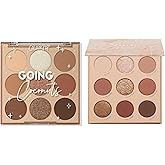 Colourpop Going Coconuts & Nude Mood Palettes (0.3 oz each), Cool & Warm-Toned Neutral Shadows with Matte & Metallic Finishes