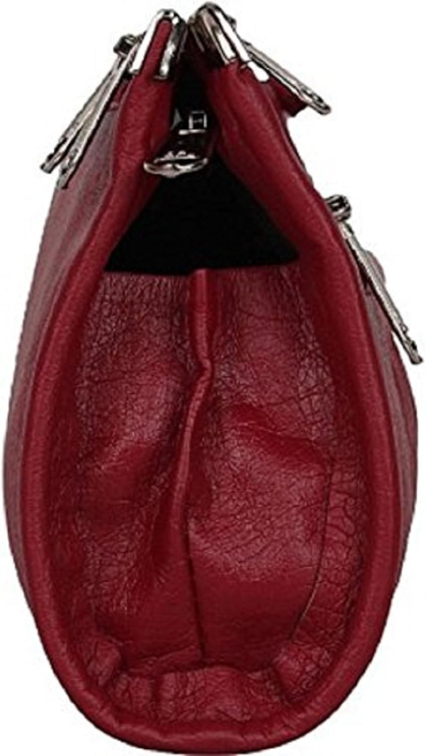 legendmart faux leather women's/girl's clutch - maroon
