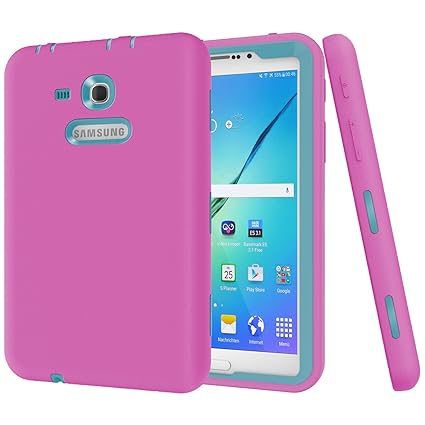 beimu für Galaxy Tab 3 Lite 7.0 Case 3 in 1 Stoßfest Heavy Duty Rugged Hybrid Armor Defender Schutz Cover für Samsung Galaxy 