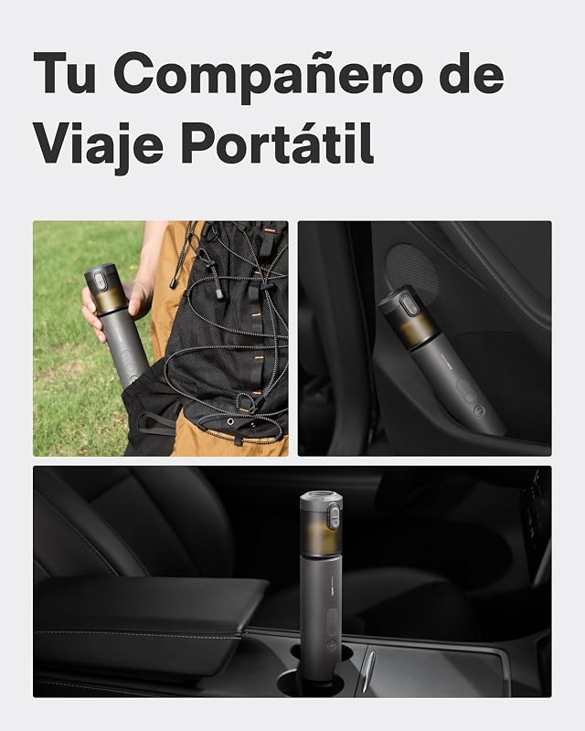 Aspirador de Mano para Coche, Aspirador Portátil Potente
