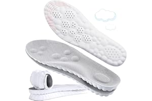 4D Cloud-Like Comfort Soles for Women - Soft Memory Foam Cushioning Insoles - Trim to Fit Steppers Insoles with Arch Support 