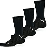 Swiftwick- PERFORMANCE Crew Cycling Socks, USA Made, Max Durabiltiy, Moisture Wicking Socks