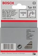 Bosch Professional 1000x Fine Wire Staples Type 53 114 x 0.74 x 6 mm view 2