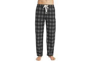 HiddenValor Mens Plaid Cotton Pajama Lounge Pants