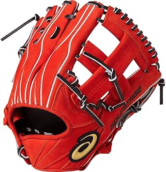 Amazon Asics アシックス 硬式 野球用 グローブ 内野手用 右投げ用 高校野球対応 Gold Stage Speed Axel ゴールドステージ スピードアクセル サイズ6 19年モデル 3121a184 ｎ ｒオレンジ ブラック Lh 右投げ用 アシックス Asics グラブ ミット