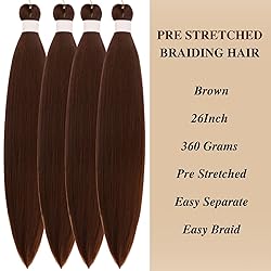 Brown Braiding Hair Pre stretched Color 30