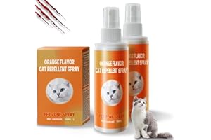TAILTRESPASS Cat Deterrent Spray - Safe Indoor & Outdoor Deterrent for Furniture Protection, Effective Training Aid with Natural Ingredients - Non-Toxic Anti-Scratch Formula for Cats and Kittens - 2 Pack