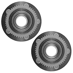 TRQ Front Wheel Hub Bearings Assembly Set