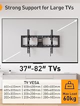 Perlegear TV Wall Bracket 37–82 inch Tilt Max 600x400 VESA 60kg view 2