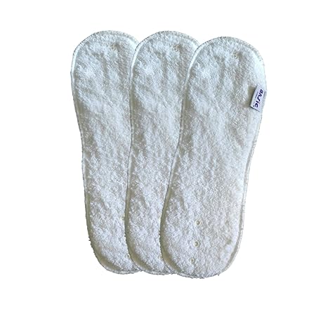 Pack of 3 Terry Inserts (Soakers) for Basic Pocket Diaper by Superbottoms
