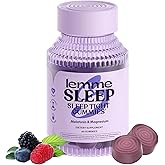 Lemme Sleep Gummies with 5mg Melatonin, Elderberry, Magnesium, L-Theanine, Chamomile and Lavender, Drug-Free Nighttime Sleep Aid, Gluten Free, Gelatin Free, Non GMO, Berry Flavored (60 Count)