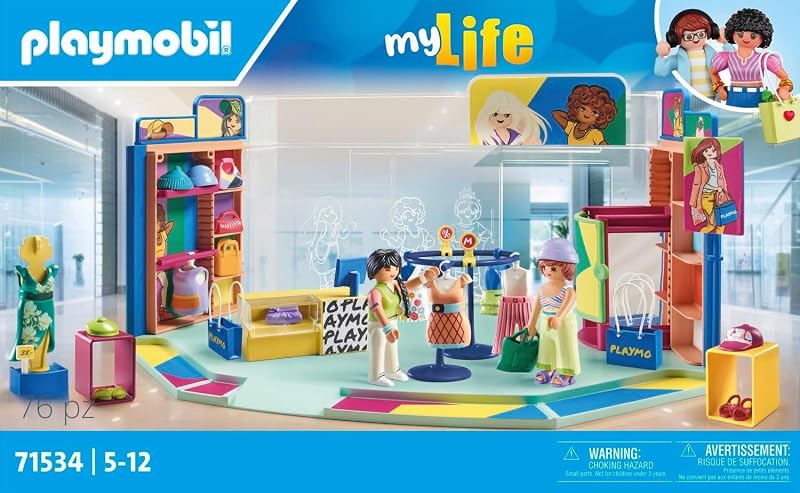 myLife 71534 Fashion boutique, emozionante esperienza di shopping nella boutique di moda, inclusi cassa, vetrina e molti capi d'abbigliamento, giocattolo per bambini dai 5 anni in su