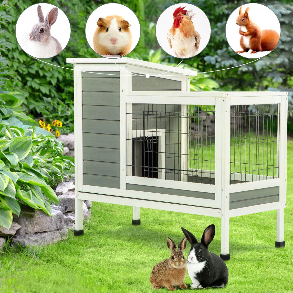 rabbit hutch decorations