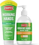 O'Keeffe's Working Hands Value Tube 190ml + Orange Scented Hand Soap 354ml