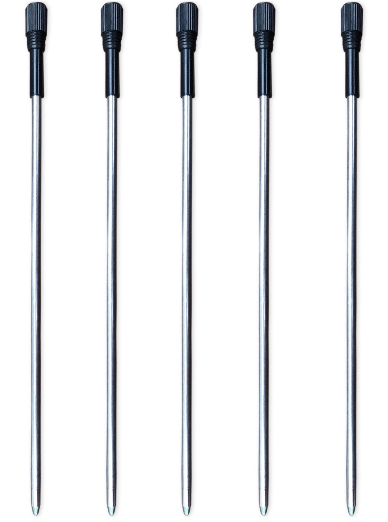 Refills Compatible with Swarovski Stardust Crystal Elements Filled Ballpoint Pen (5 Black Ink)