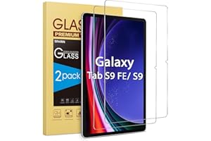 SPARIN 2 Pack Screen Protector for Samsung Galaxy Tab S9 FE 5G (10.9 inch) & Galaxy Tab S9/ S8/ S7 (11 inch), Tempered Glass Compatible with S Pen, Anti-Scratches