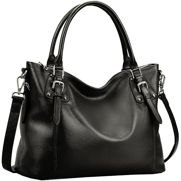 Maxwell Scott - Womens Luxury Leather Triple Zip Bowling Bag Purse