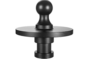 BYERNAUTO BYERN AUTO Gooseneck Ball Adapter - 5th Wheel to Gooseneck Adapter Kingpin Fits to 2-5/16 Inch Gooseneck Ball Towing Receiver Adapter for Tractor Trailer, Max 30,000 lbs Load Capacity (2085295)