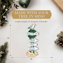 Personalized Beach Ornament 2025 | Free 24h