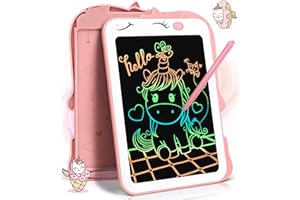 AiTuiTui LCD Writing Tablet Kids Toys for Girls Boys Age 2-3 Gift Ideas, Unicorn Colorful Doodle Board Educational Learning Toys for Children 3 4 5 6 7 8 Years Old, Toddler Drawing Pad Travel Toys