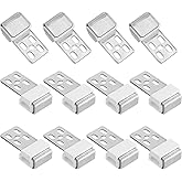 uxcell 12Pcs Sofa Repair Spring Clip, 5 Holes Upholstery S Spring Buckle for Sofa Chair Couch Bed Spring Clips Furniture Repa
