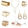 Disco Bangle Bracelets Multi Costume Accessories Female main image 1