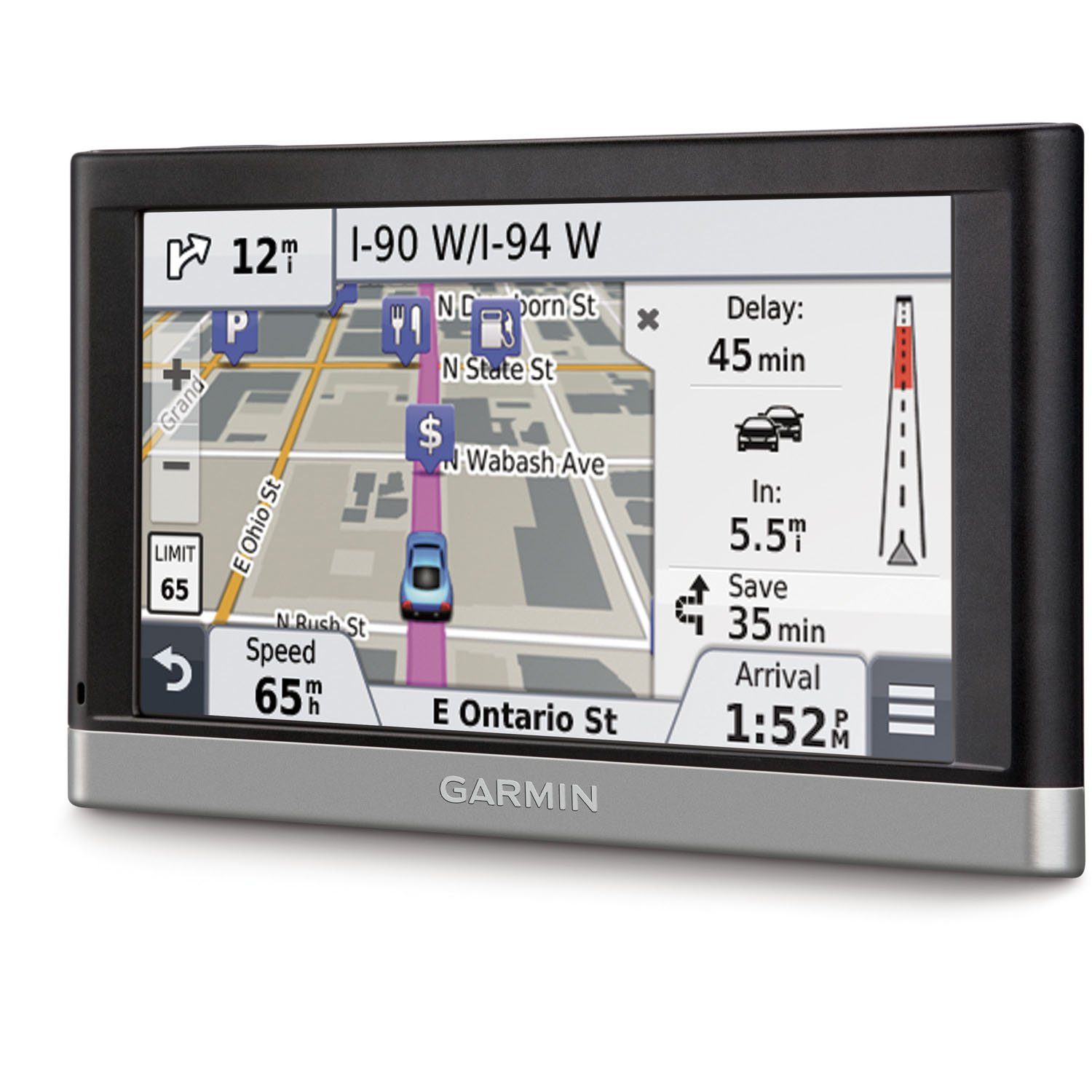 Amazon.com: Garmin nüvi 2557LMT 5-Inch Portable Vehicle GPS with Lifetime  Maps and Traffic (Discontinued by Manufacturer): Cell Phones & Accessories