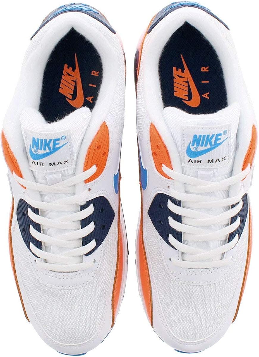 nike air max 90 essential white orange