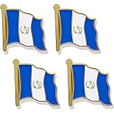 stidsds Guatemala Flag Pin - Guatemala Flags Pins Lapel Guatemalan Flag Enamel Lapel Pin Men Women Suit & Waving Patriotic Metal Badge Souvenir Hat Backpacks Decoration(4 Pack)