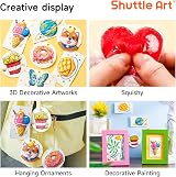 Shuttle Art 44 Pcs Magic 3D Foam Texture Painting Kit view 5