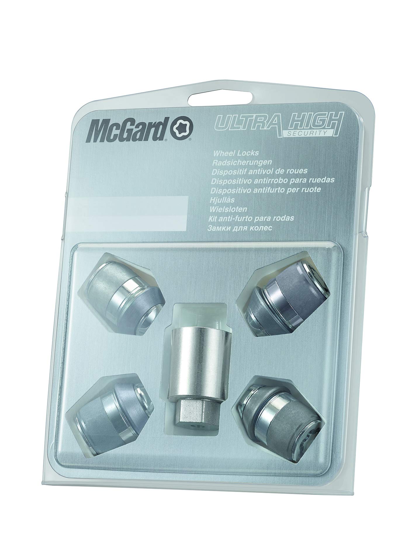 24212SL Wheel Lock Nuts SL (Ultra High Security) M12 x 1,5, cone seat/W, Overall length 35 mm, Hex size 21mm, Key diameter 28,8 mm