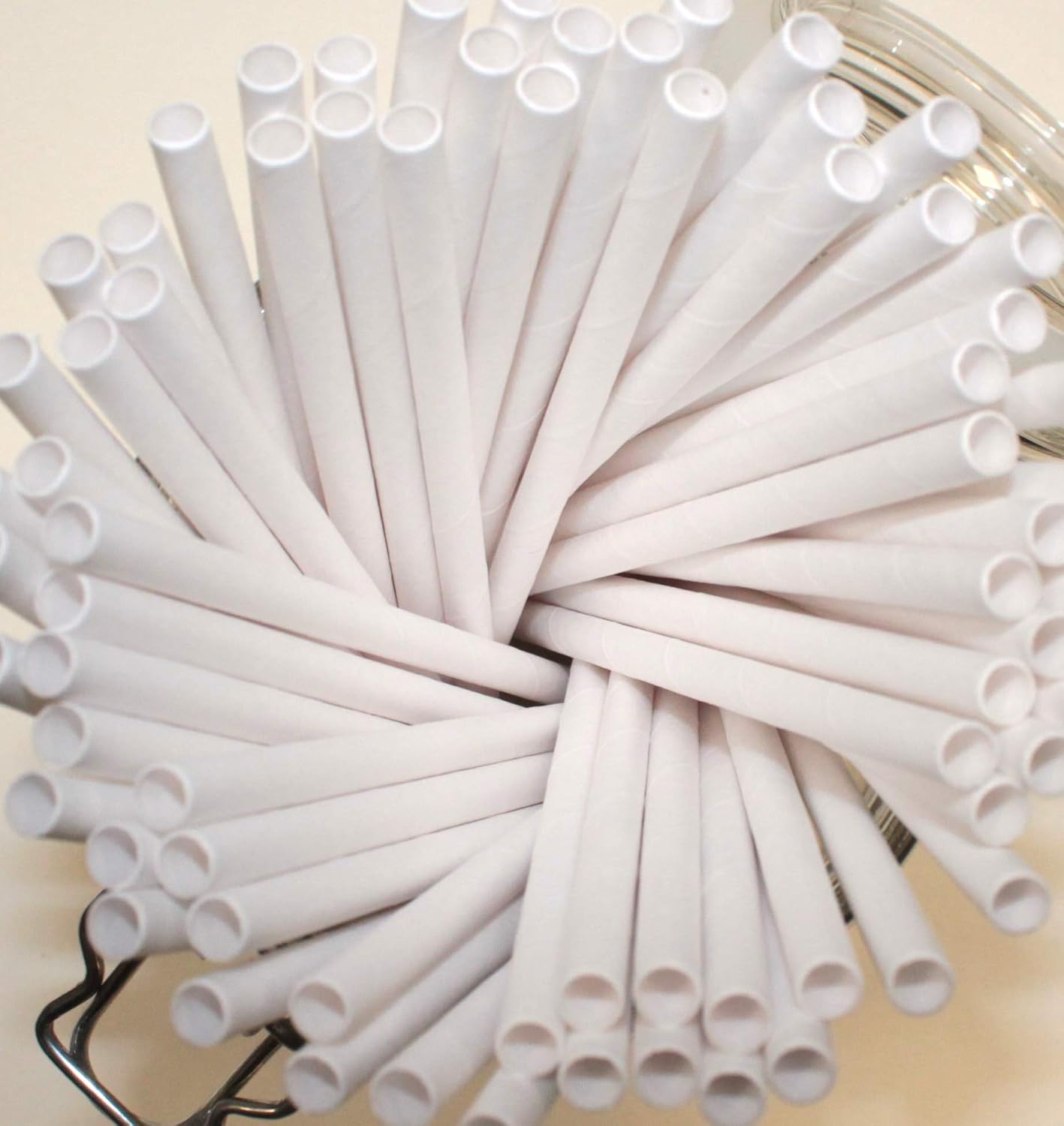 White Paper Straws (6mm x 200mm), Pack Size 500 - Image 5