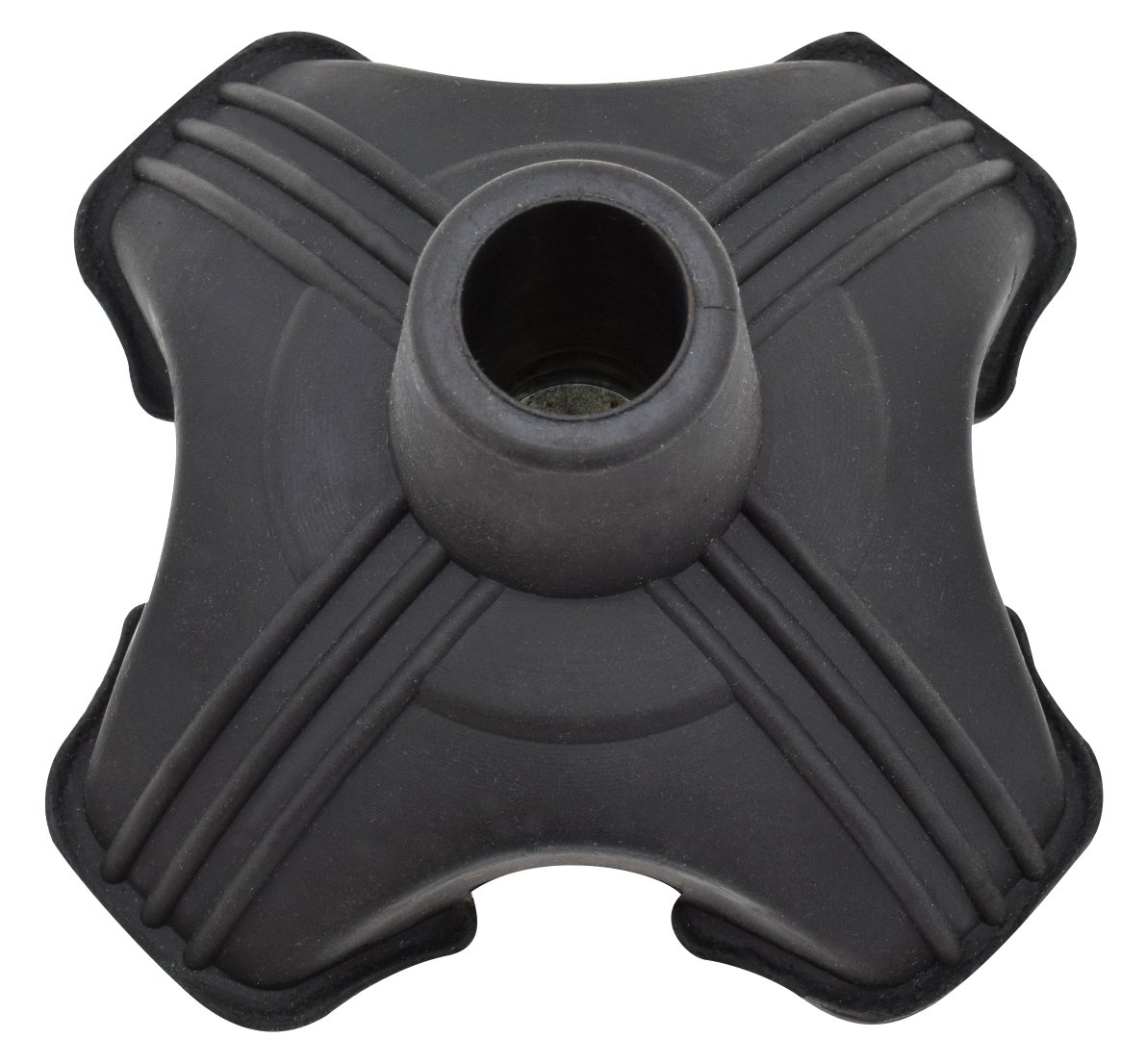 Secure WCSST1B Quad Self Standing Walking Cane Tip Quadruple Pod