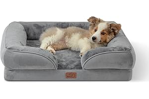 Bedsure Orthopedic Dog Bed for Medium Dogs - Waterproof Dog Sofa Beds Medium, Supportive Foam Pet Couch Bed with Removable Wa