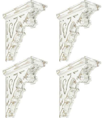Wood Corbels For Shelves Antrader Self-Adhesive Plastic Corbels Decorative,2Pcs Corbels Gallery Rails For Shelves
