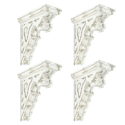 BIG FORTUNE Set of 4 Corbels for Shelves Wood