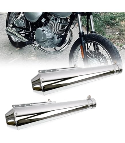 Amazon.com: Emgo 80-84032 Shorty Hooligan Muffler : Automotive