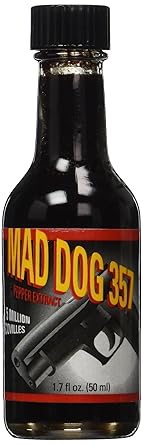 Amazon Com Mad Dog 357 Pepper Extract 5 Million Scoville 1 7oz Hot Sauces Grocery Gourmet Food