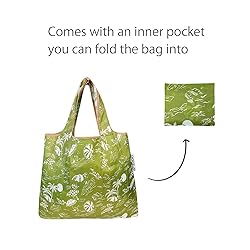 allydrew Foldable Tote Nylon Reusable Grocery Bag