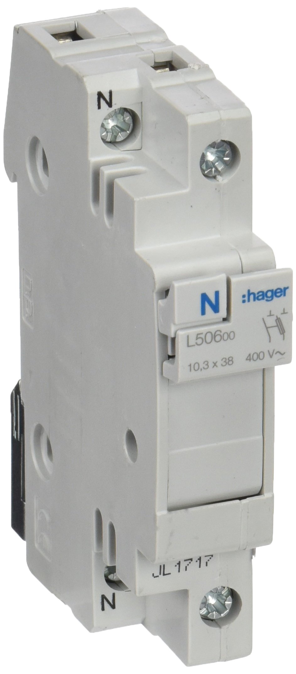 Hager – AGU 10.3 x 38 32 A 1 Pole + Neutral