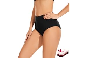 OVRUNS Period Swimwear Bikini Menstrual Leakproof Swim Bottoms Waterproof for Teens Girls Women