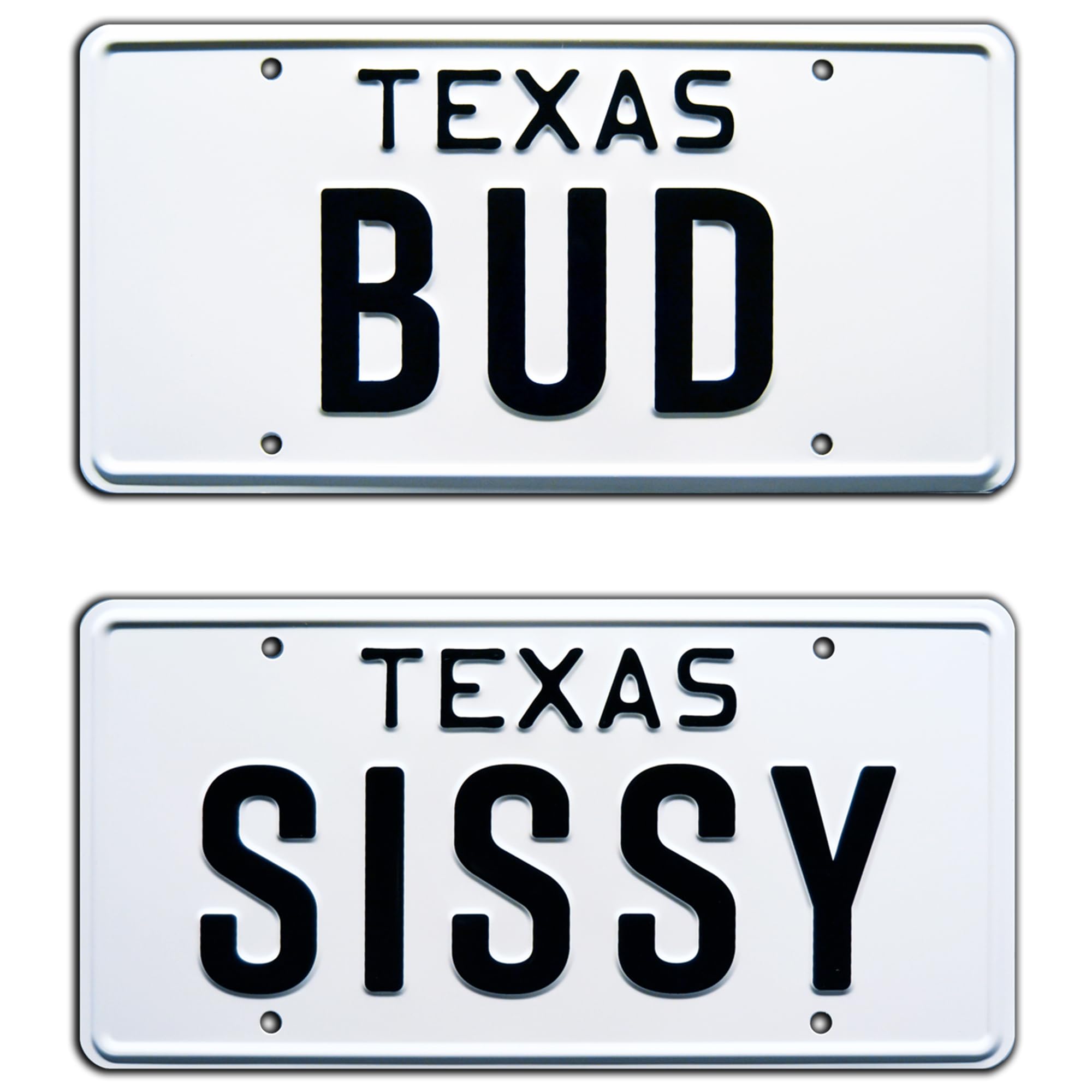 Urban Cowboy | BUD + SISSY | Metal Stamped License Plates