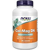 NOW Foods Supplements, Cal-Mag DK with Vitamin D-3 and Vitamin K-2, Supports Bone Health*, 180 Capsules