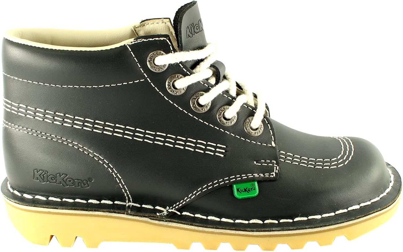 Mens Kickers Kick Hi Leather Classic Oxfords Office Work Boots Shoes